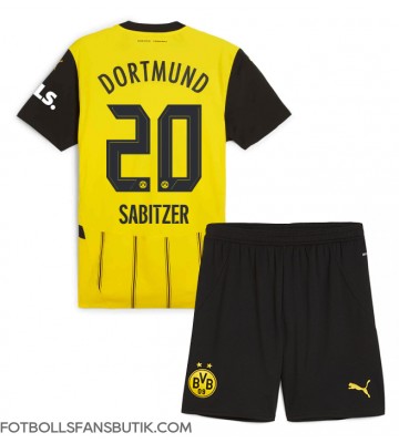 Borussia Dortmund Marcel Sabitzer #20 Replika Hemmatröja Barn 2024-25 Kortärmad (+ Korta byxor)